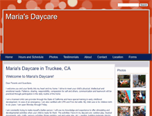 Tablet Screenshot of mariagonzalezdaycare.com
